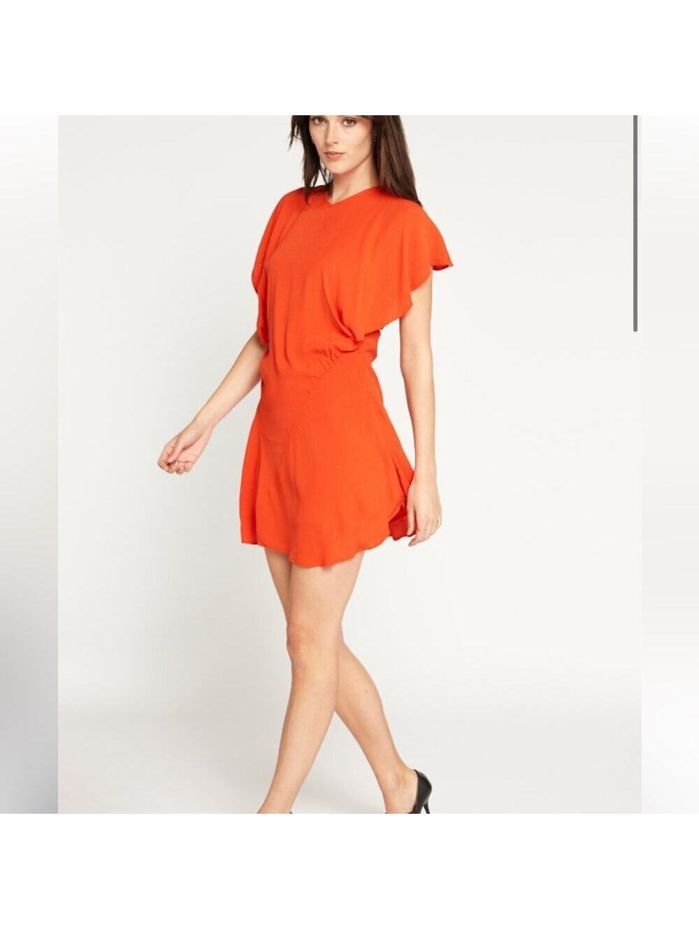 Joie Hunter Dress in Poinciana Red